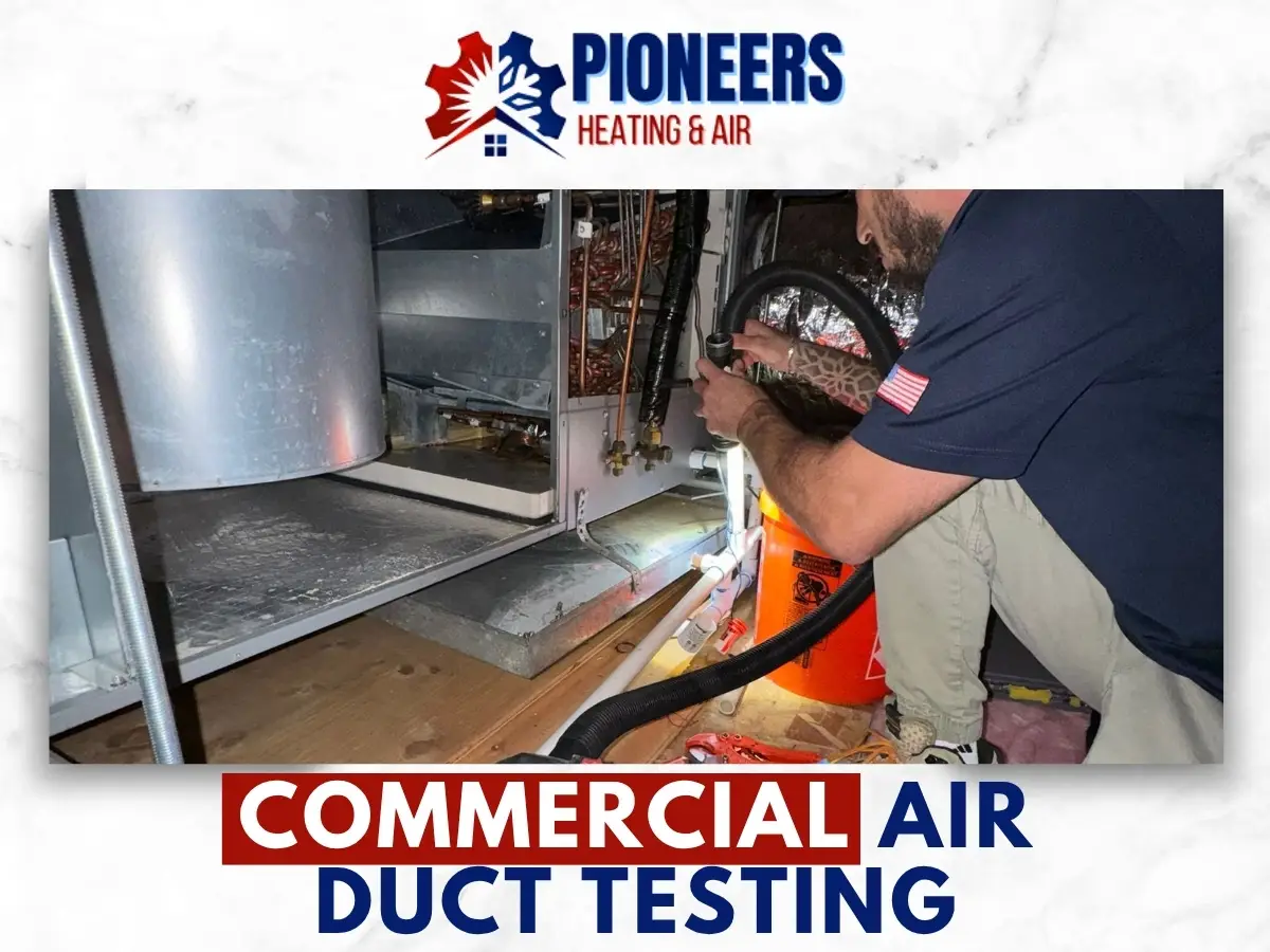 Commercial Air Duct Testing In Pasadena by Pioneers