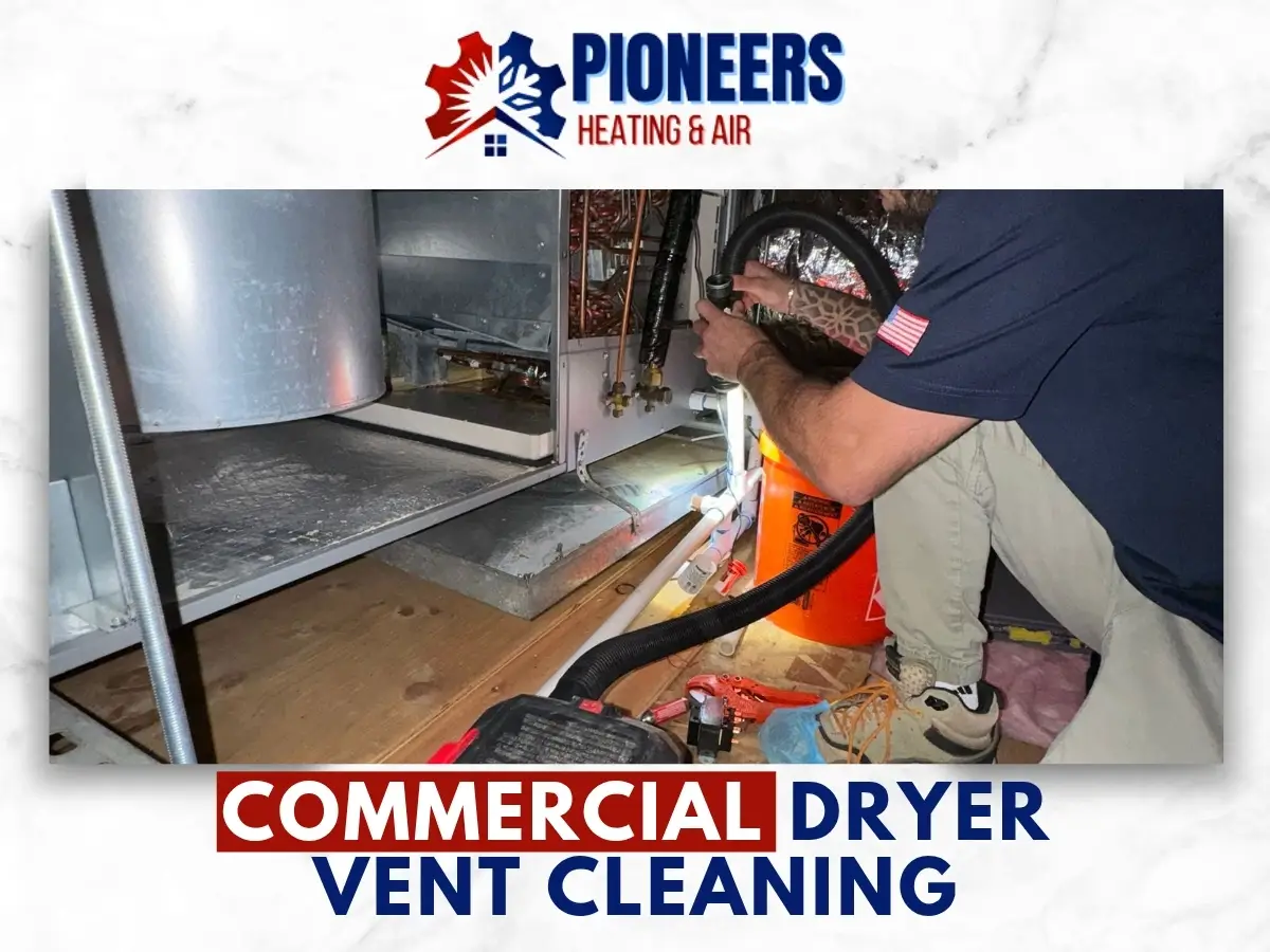 Commercial Dryer Vent Cleaning In Pasadena by Pioneers