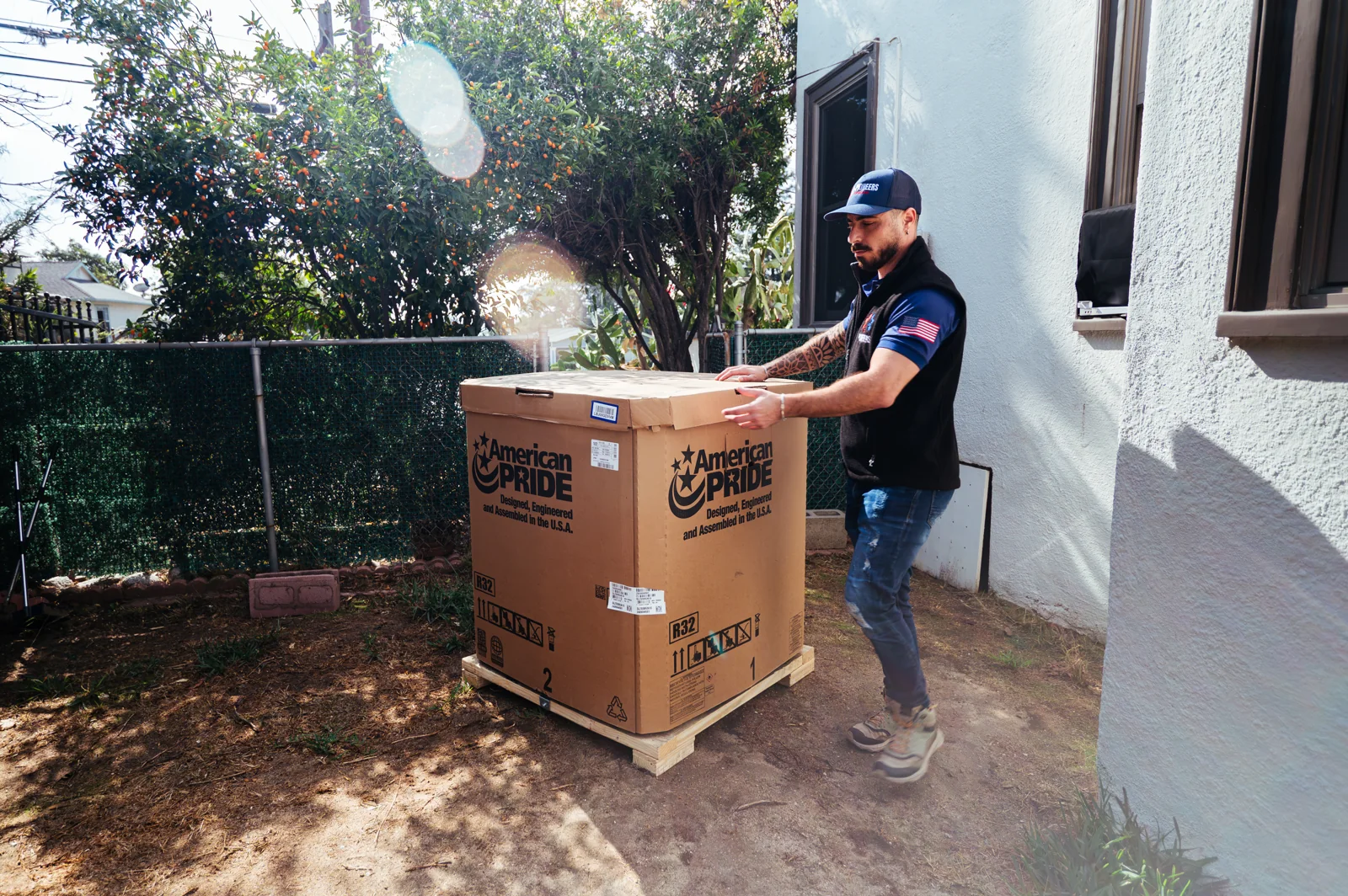 air conditioning equipment and installation conditions reviewed for system sizing, real company service photo 3