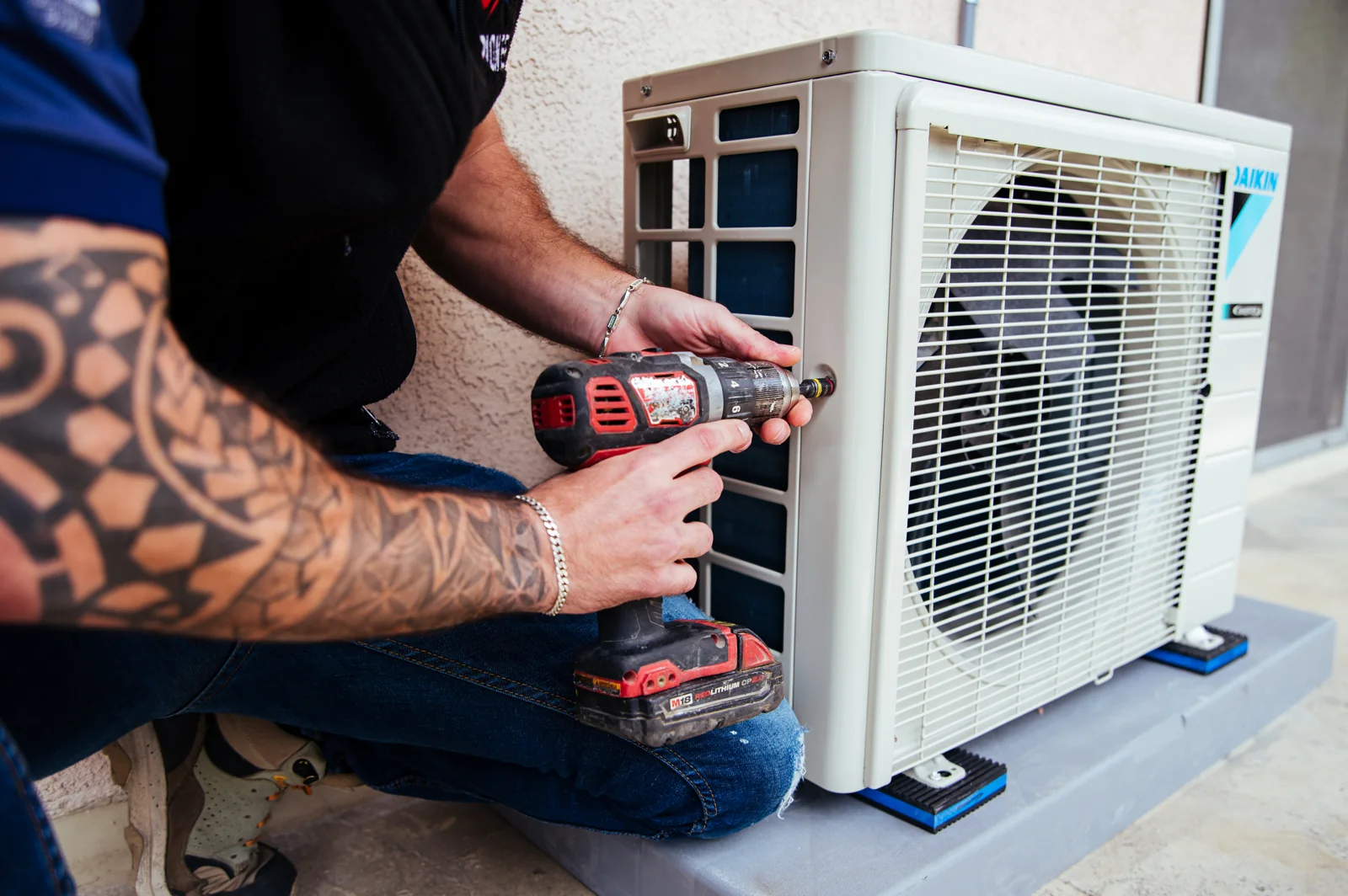air conditioning equipment and installation conditions reviewed for system sizing, real company service photo 4